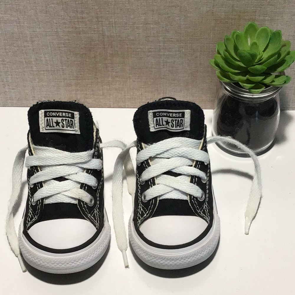 CONVERSE CHUCK TYLOR ALL STAR TODDLER BLK SZ 5